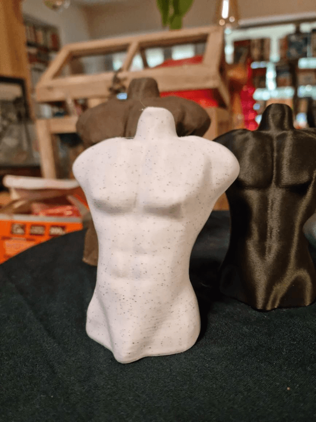 Buste d'homme (impression 3D).