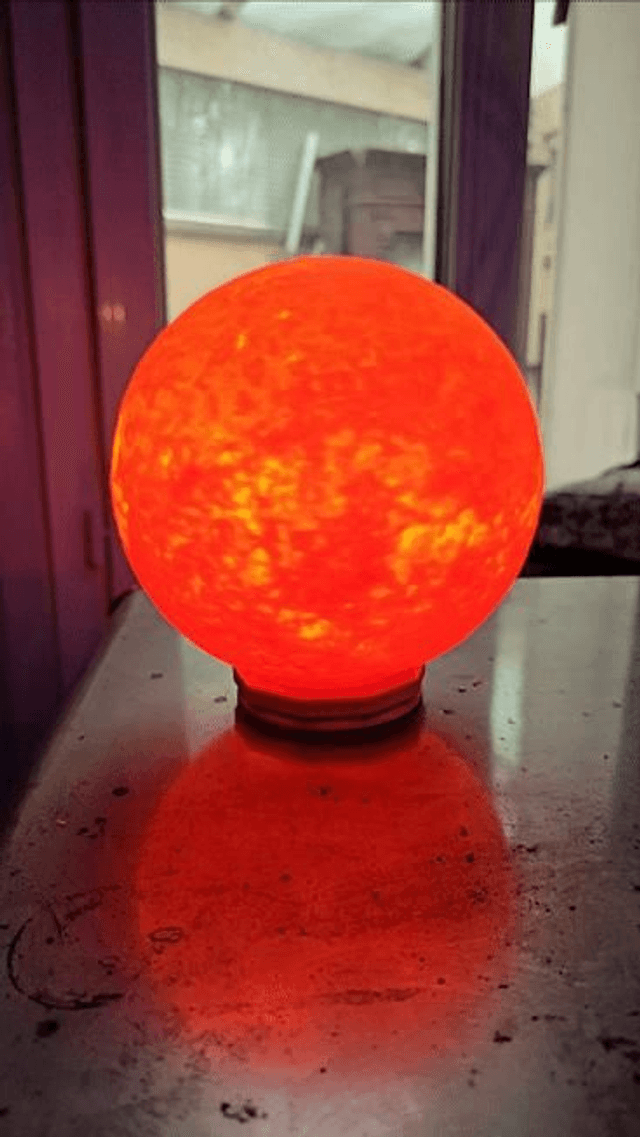 Globe solaire lumineux 