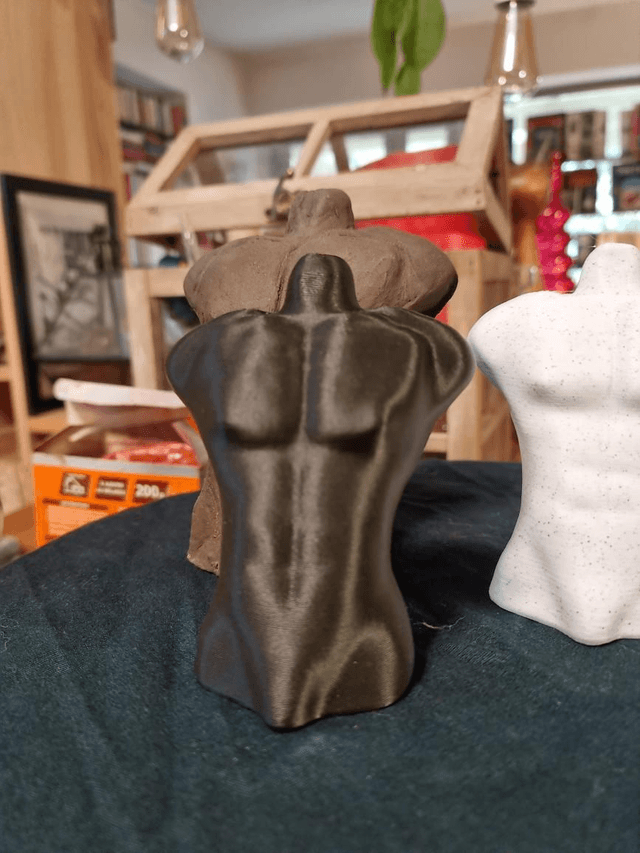 Buste d'homme (impression 3D).