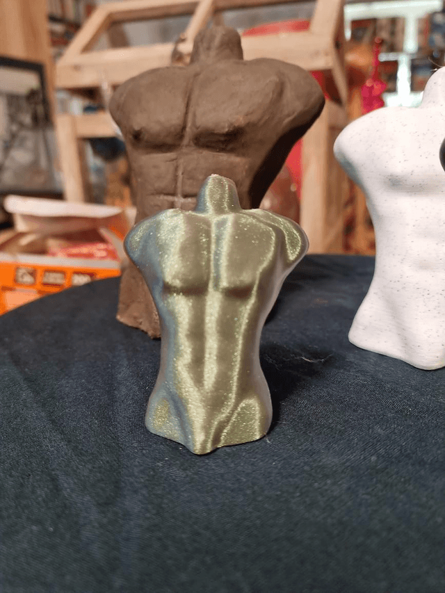Buste d'homme (impression 3D).
